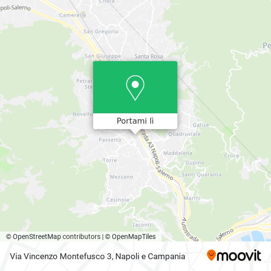 Mappa Via Vincenzo Montefusco  3