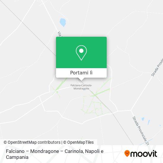 Mappa Falciano – Mondragone – Carinola