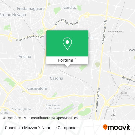 Mappa Caseificio Muzzarè