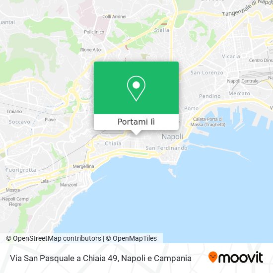 Mappa Via San Pasquale a Chiaia  49