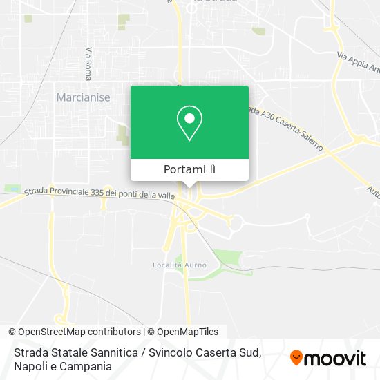 Mappa Strada Statale Sannitica / Svincolo Caserta Sud