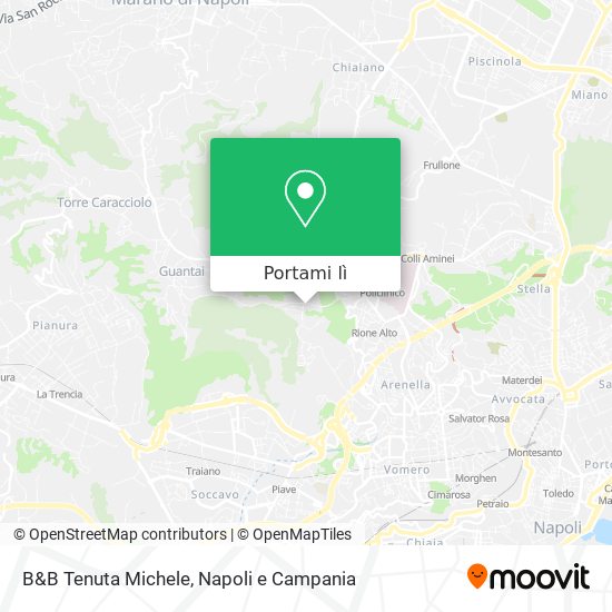 Mappa B&B Tenuta Michele