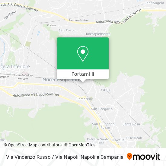 Mappa Via Vincenzo Russo / Via Napoli