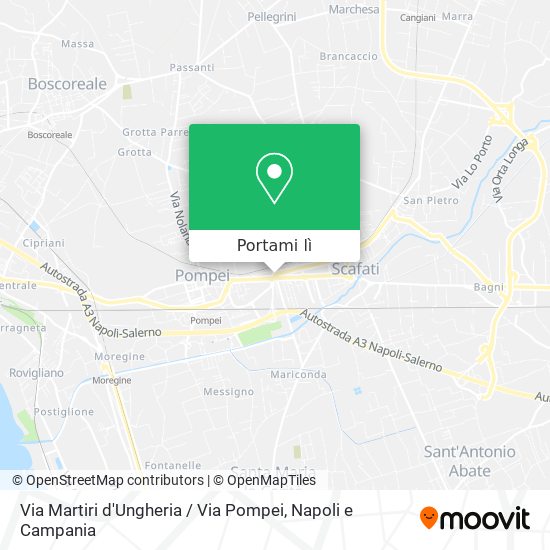 Mappa Via Martiri d'Ungheria / Via Pompei