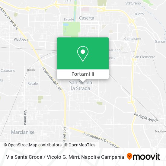 Mappa Via Santa Croce / Vicolo G. Mirri