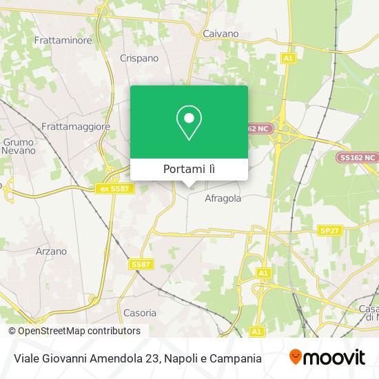 Mappa Viale Giovanni Amendola  23