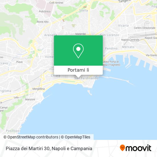 Mappa Piazza dei Martiri  30