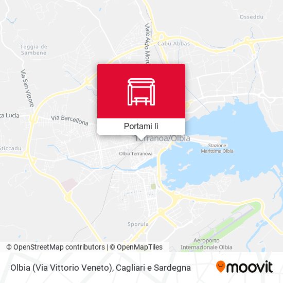 Mappa Olbia (Via Vittorio Veneto)