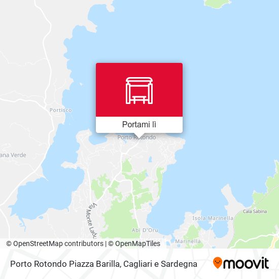 Mappa Porto Rotondo Piazza Barilla