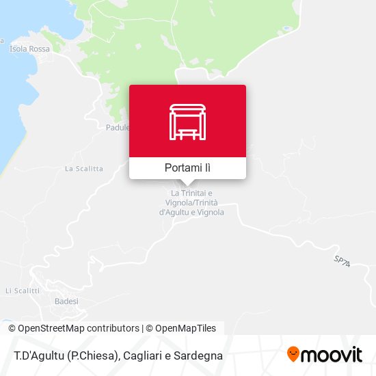 Mappa T.D'Agultu (P.Chiesa)