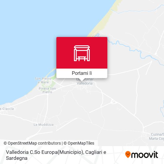 Mappa Valledoria C.So Europa(Municipio)