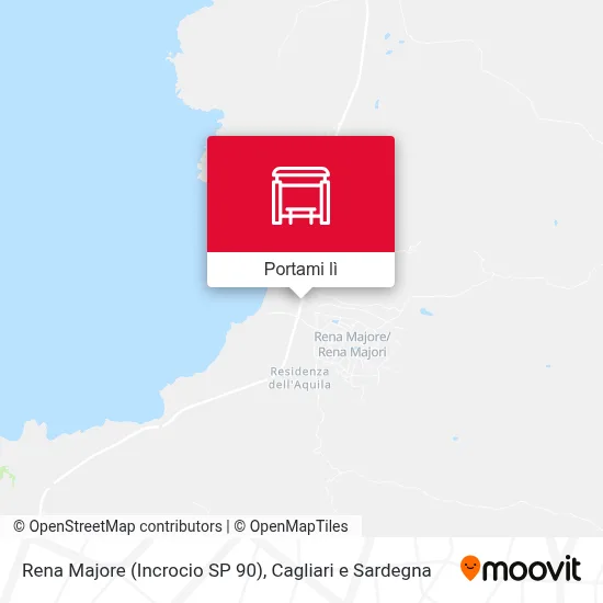 Mappa Rena Majore (Incrocio SP 90)
