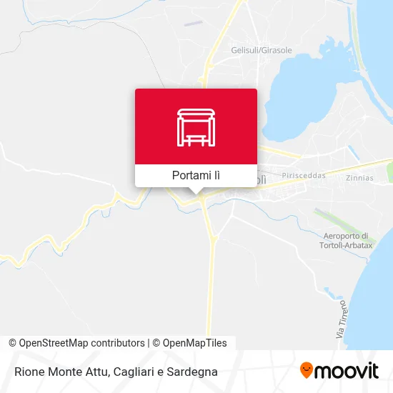 Mappa Rione Monte Attu