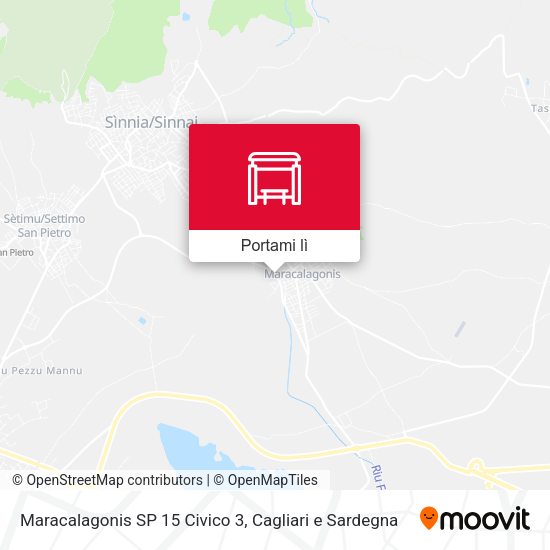 Mappa Maracalagonis SP 15 Civico 3