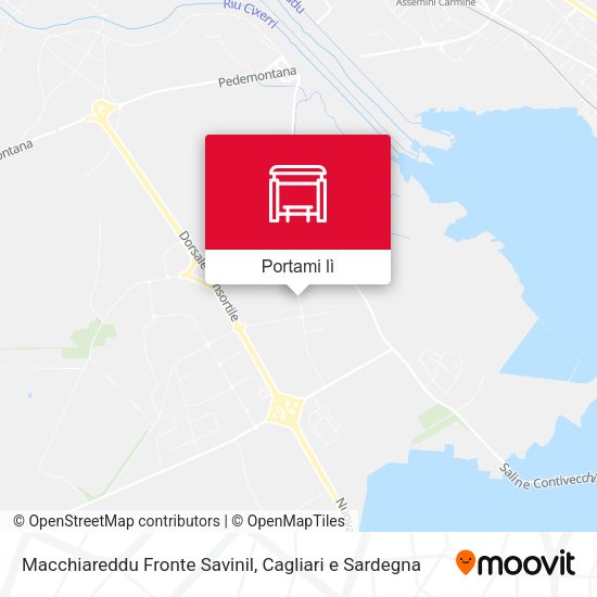Mappa Macchiareddu Fronte Savinil