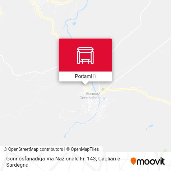 Mappa Gonnosfanadiga Via Nazionale Fr. 143