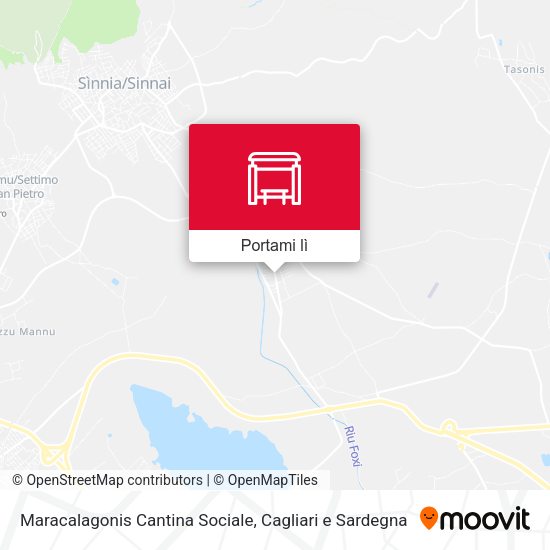 Mappa Maracalagonis Cantina Sociale
