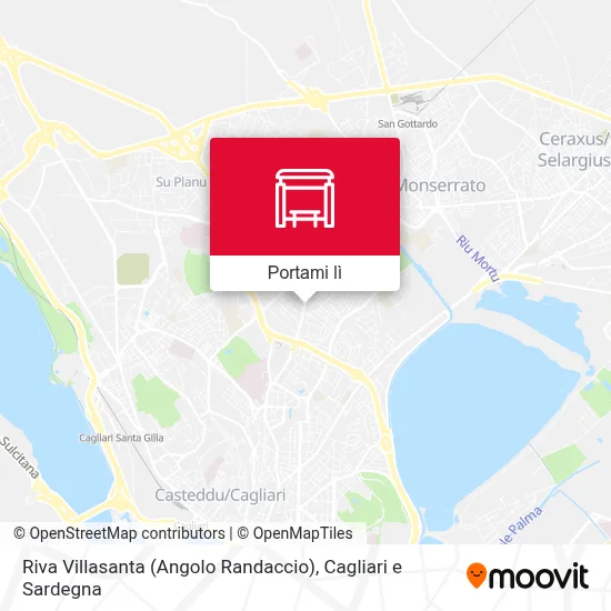 Mappa Riva Villasanta (Angolo Randaccio)