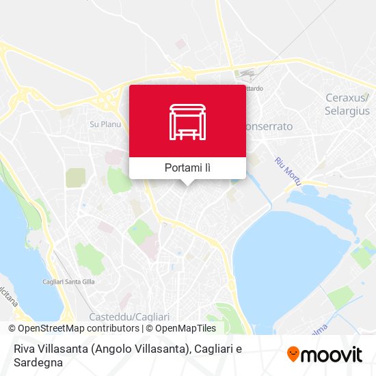 Mappa Riva Villasanta (Angolo Villasanta)