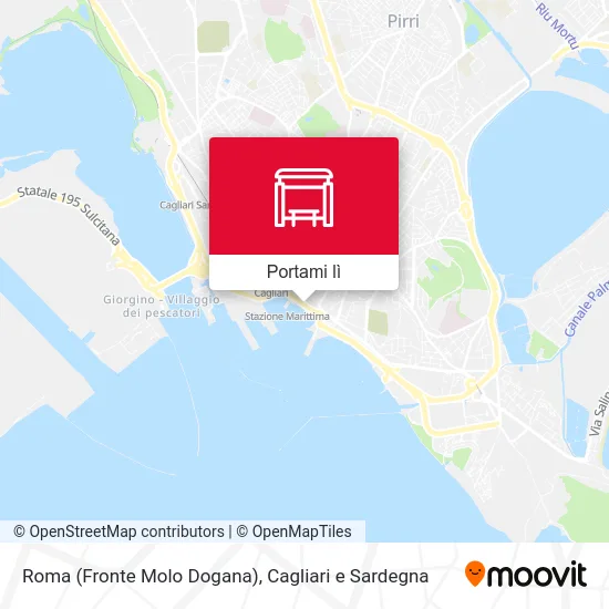 Mappa Roma (Fronte Molo Dogana)