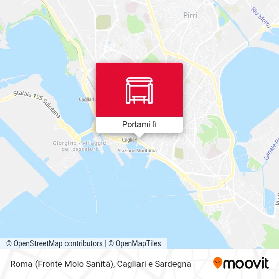 Mappa Roma (Fronte Molo Sanità)