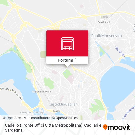 Mappa Cadello (Fronte Uffici Città Metropolitana)