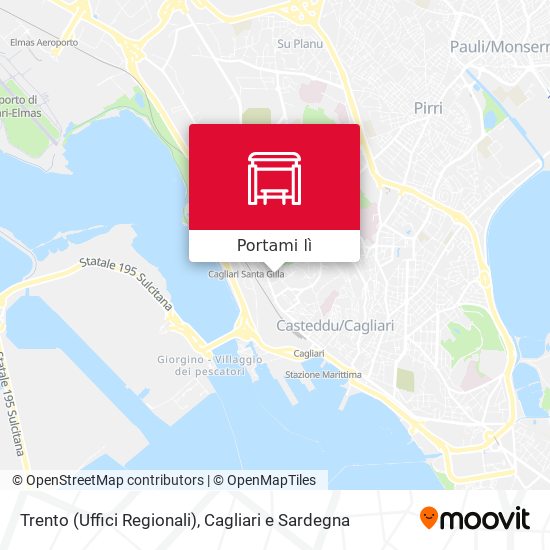 Mappa Trento (Uffici Regionali)