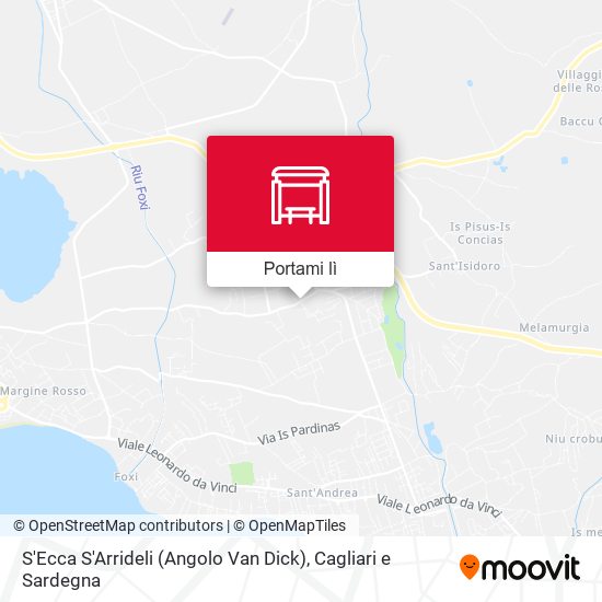 Mappa S'Ecca S'Arrideli (Angolo Van Dick)