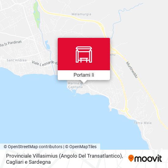 Mappa Provinciale Villasimius (Angolo Del Transatlantico)