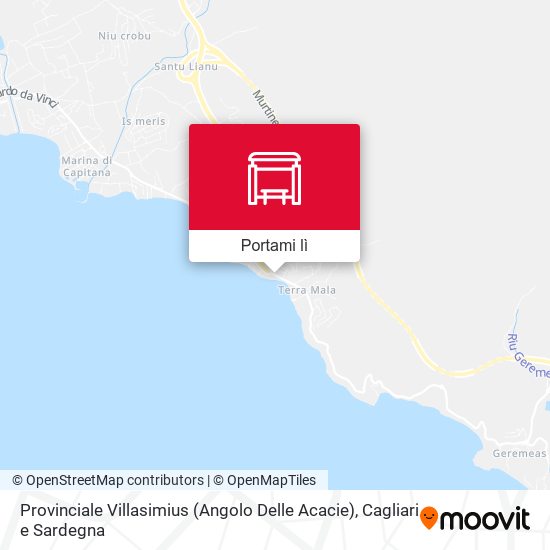 Mappa Provinciale Villasimius (Angolo Delle Acacie)