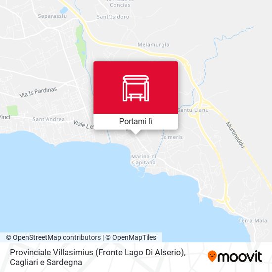Mappa Provinciale Villasimius (Fronte Lago Di Alserio)