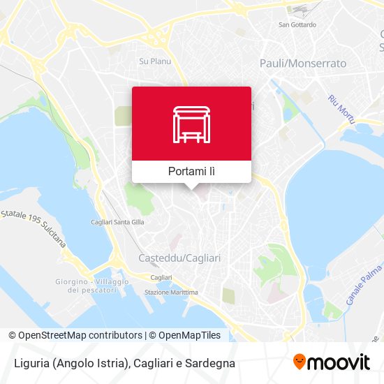Mappa Liguria (Angolo Istria)