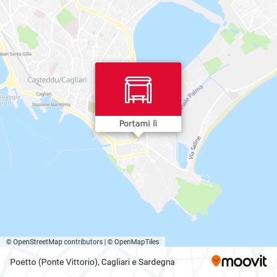 Mappa Poetto (Ponte Vittorio)