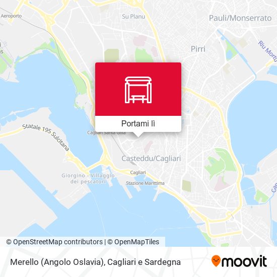 Mappa Merello (Angolo Oslavia)