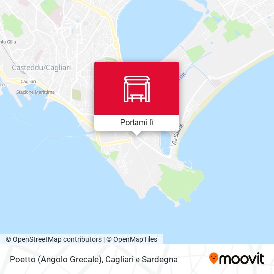 Mappa Poetto (Angolo Grecale)