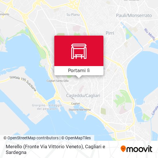 Mappa Merello (Fronte Via Vittorio  Veneto)