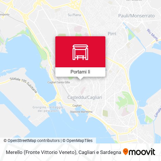 Mappa Merello (Fronte Vittorio Veneto)