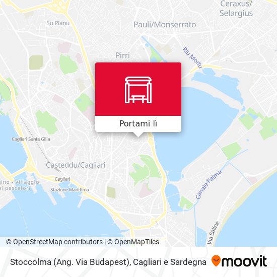 Mappa Stoccolma (Ang. Via Budapest)