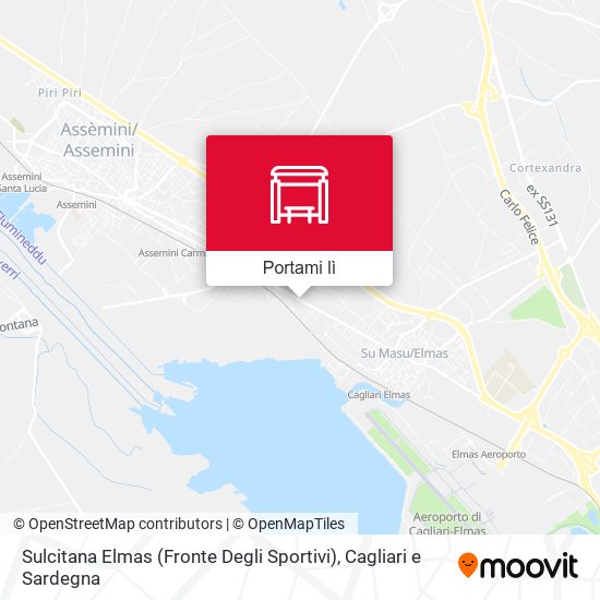 Mappa Sulcitana Elmas (Fronte Degli Sportivi)