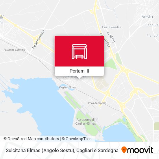 Mappa Sulcitana Elmas (Angolo Sestu)