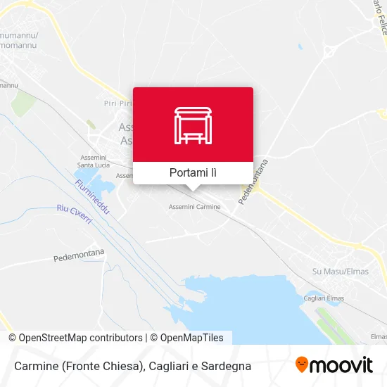 Mappa Carmine (Fronte Chiesa)