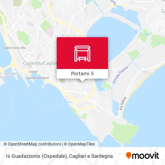 Mappa Is Guadazzonis (Ospedale)