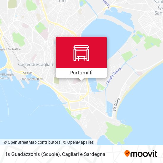 Mappa Is Guadazzonis (Scuole)