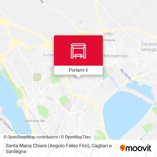 Mappa Santa Maria Chiara (Angolo Fabio Filzi)