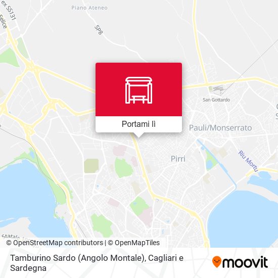 Mappa Tamburino Sardo (Angolo Montale)