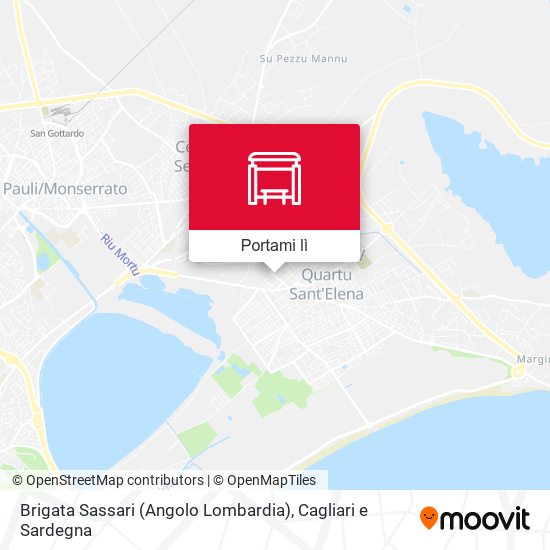 Mappa Brigata Sassari (Angolo Lombardia)