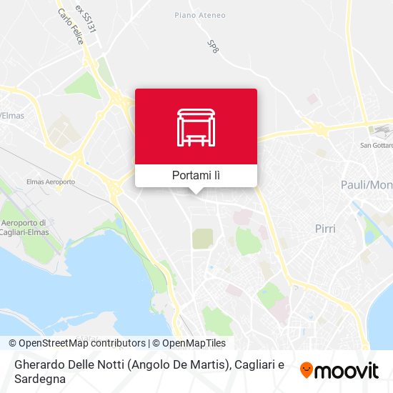 Mappa Gherardo Delle Notti (Angolo De Martis)