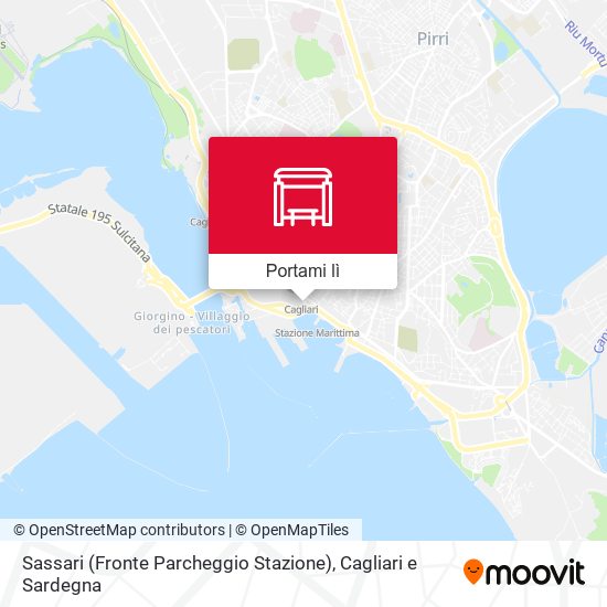 Mappa Sassari (Fronte Parcheggio Stazione)