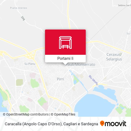Mappa Caracalla (Angolo Capo D'Orso)
