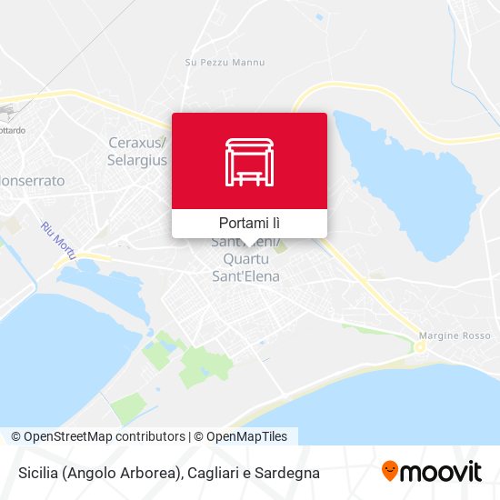 Mappa Sicilia (Angolo Arborea)